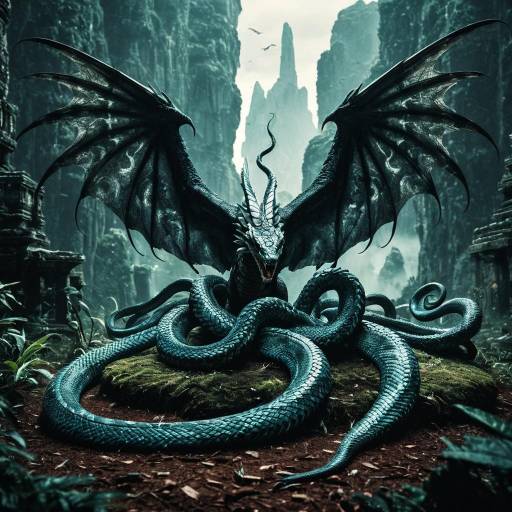 Winged Serpent in Mystic Valley Winged Serpent in Mystic Valley