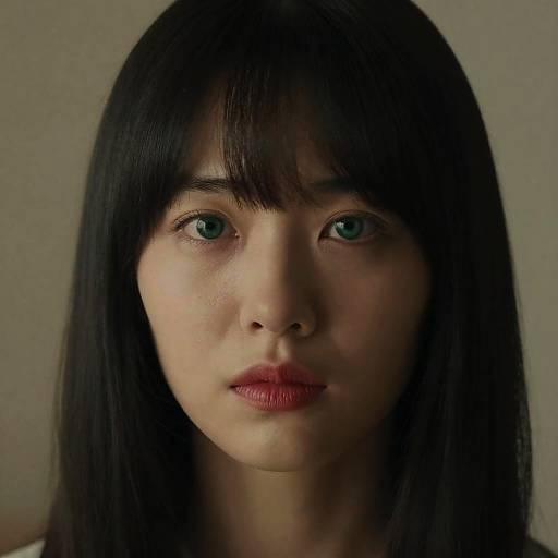 Close-Up Portrait of an Asian Woman