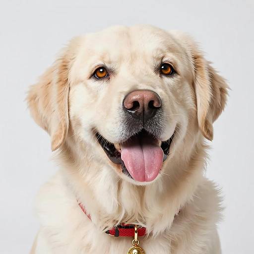 Happy Golden Retriever Portrait