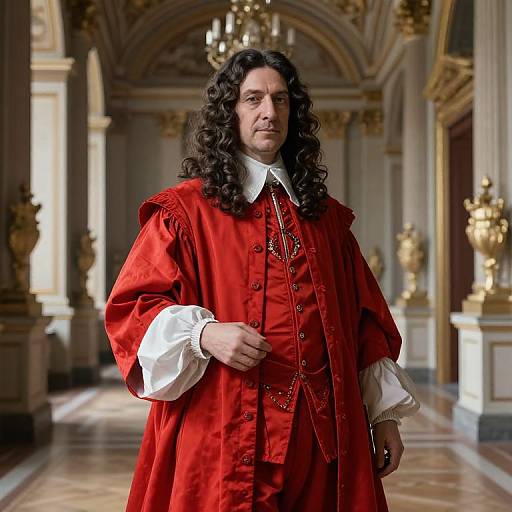 Seventeenth Century Cardinal in Louvre