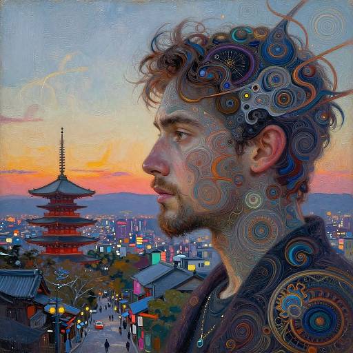 Mystical Digital Soul in Necromantic Style