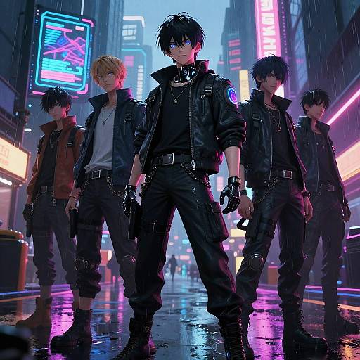Cyberpunk Anime Characters Generator