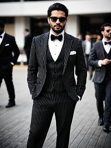 Stylish Pimp Suit with Bowtie