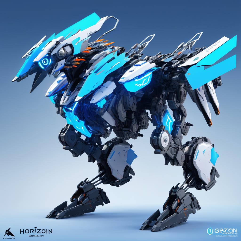 Horizon Zero Dawn Stormbird Mecha Art