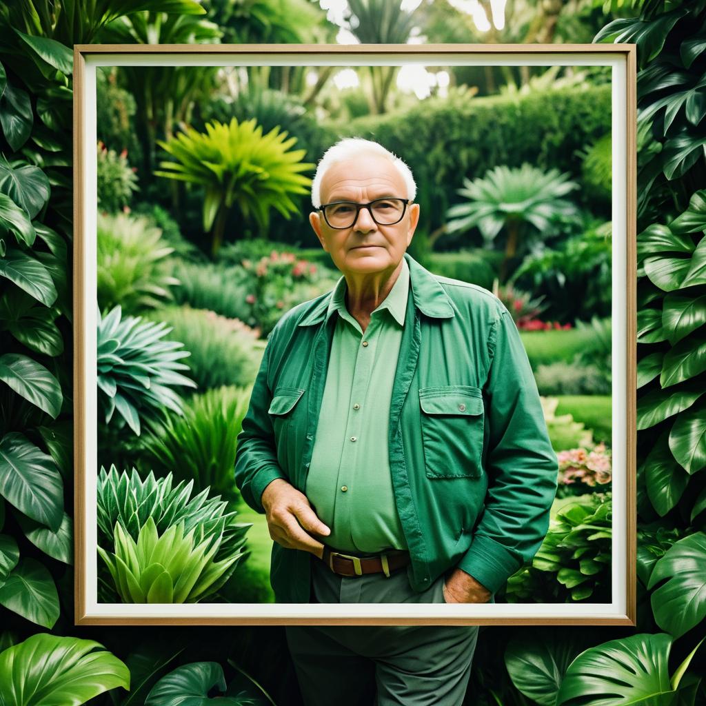 Cinematic Portrait of a Senior Gardener