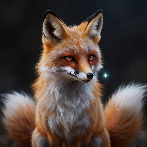 Celestial Fox Spirit Painting