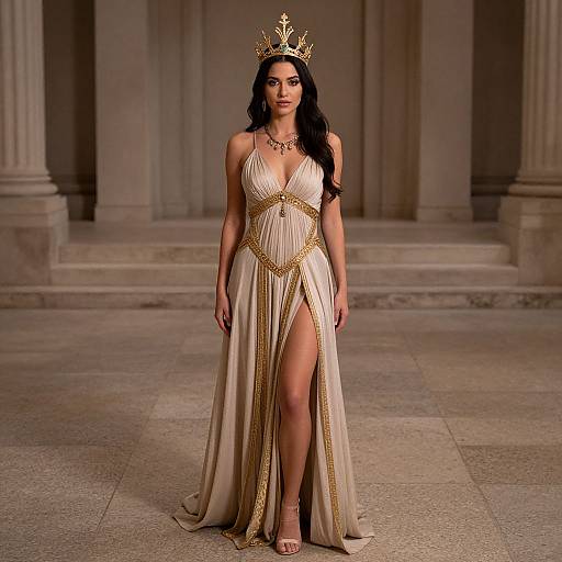 Goddess Gaia Costume Elegance