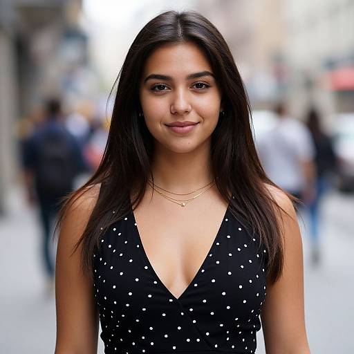 Confident Young Woman in Urban Setting