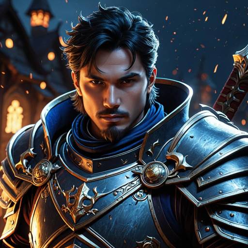 Epic Royal Paladin Fantasy Portrait