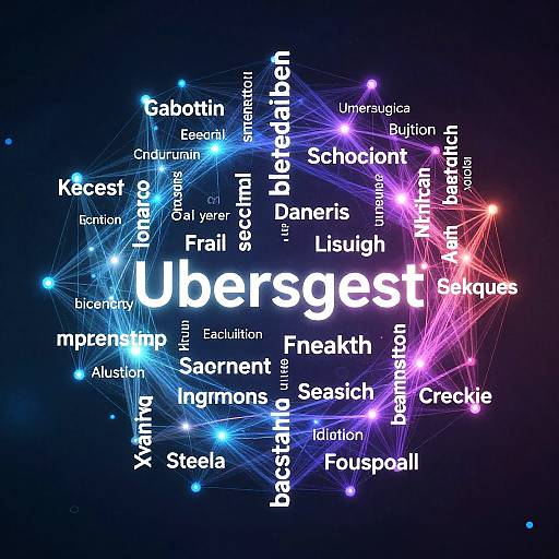 Abstract Data Visualization Network Art