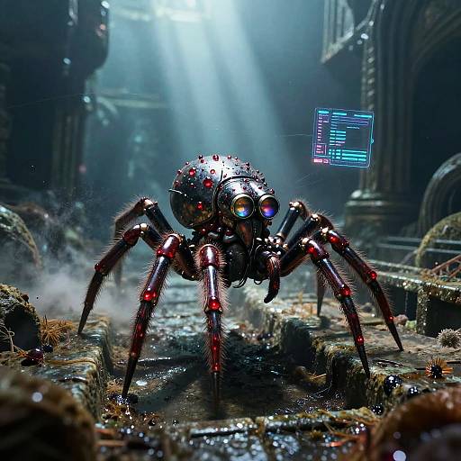 Jeweled Cyber-Arachnid Investigator