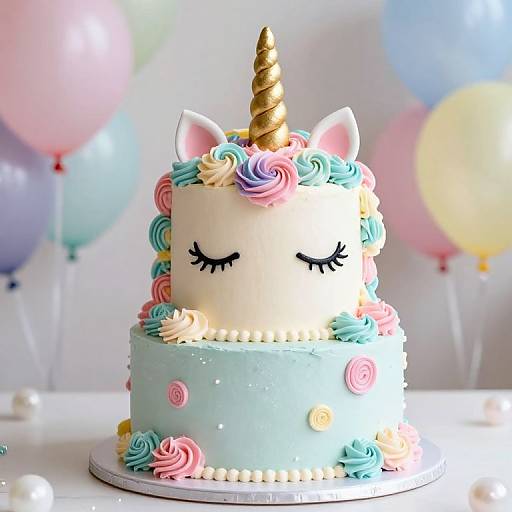 Whimsical Unicorn Fantasy Cake