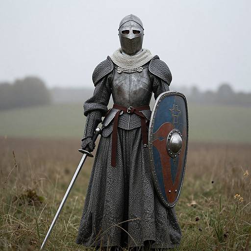 Medieval Shield Maiden in Dress