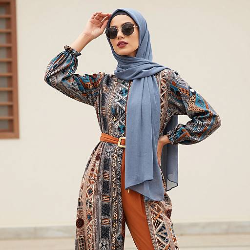 Bold Hijab Street Fashion Shoot