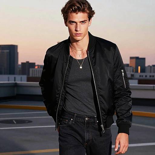 Cinematic High-Fashion Urban Portrait