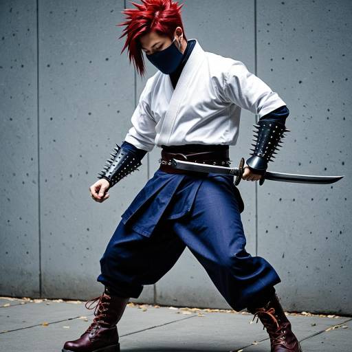 Kendo Rappa Cosplay: Fierce Warrior Look