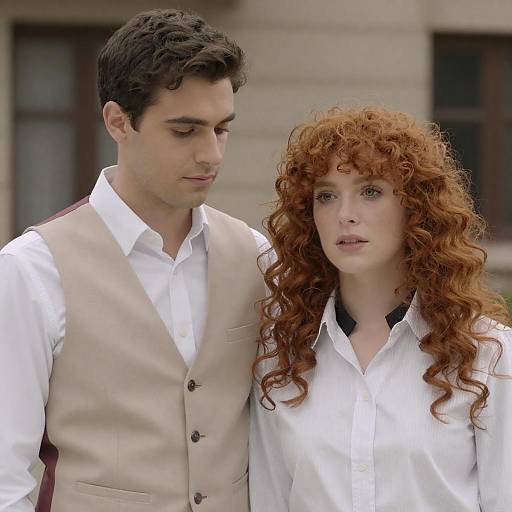 Couple Portrait with Blurred Background