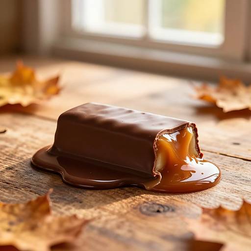 Melting Snickers with Autumn Ambiance