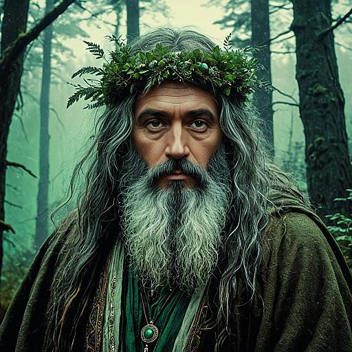 Ancient Forest Druid Portrait