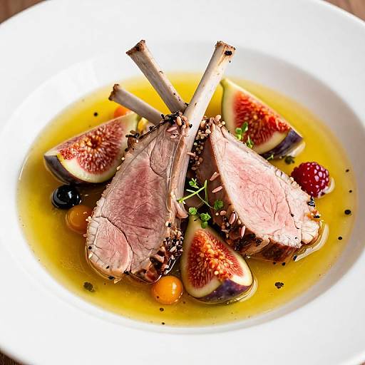 Tender Lamb in Golden Broth