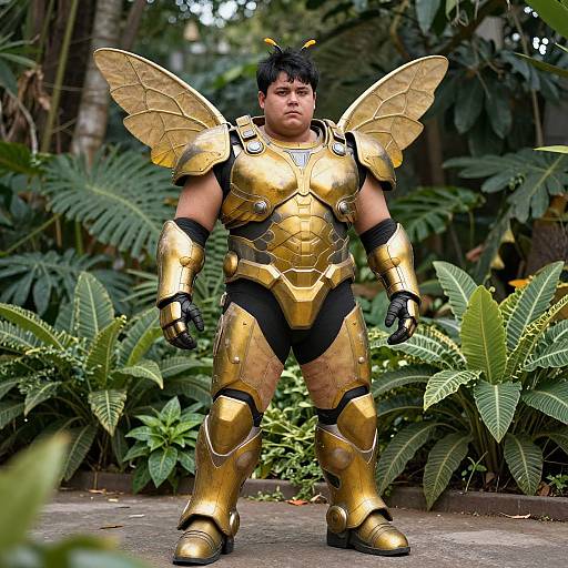 Plus Size Male Bumblebee in Power Armor