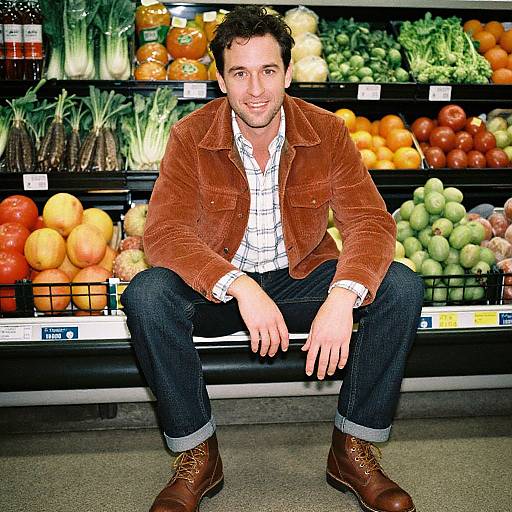 Man in Rustic Market Style