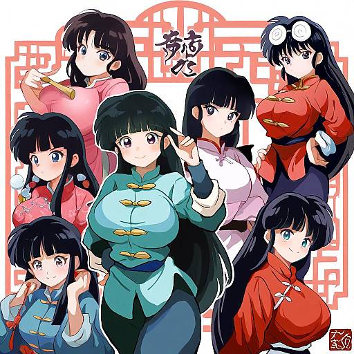 Illustration of Mousse (ranma 1/2), ranma 1/2 in the style of Yuki00yo