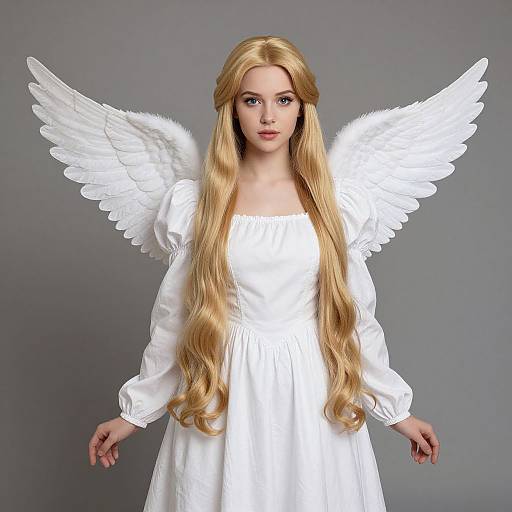 Angelic Rapunzel with Wings