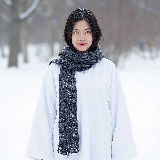 Snow White Rags Costume in Snow