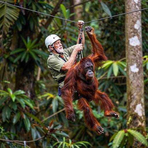 Retired Park Ranger Zip-lining Rescue Mission
