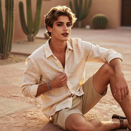 Desert Fashion Editorial Golden Hour