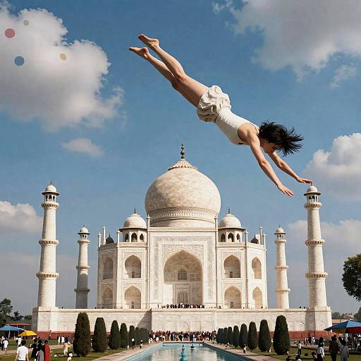 Otherworldly Market Fantasy Scene