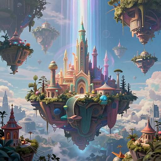 Surreal AI-Generated Dreamscape Art