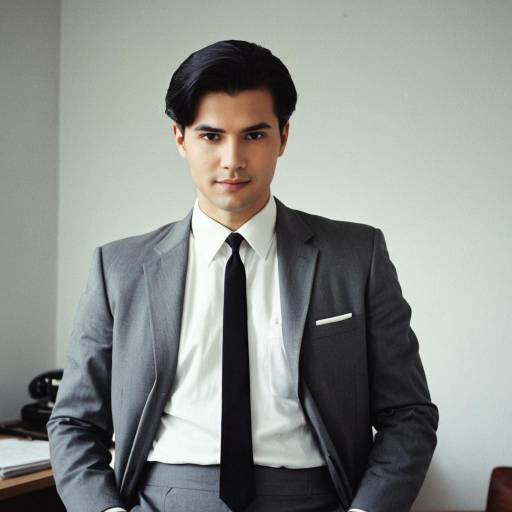Man in 1960s Office Clerk Costume
