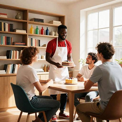 Cozy Room with Charming Characters and Light
