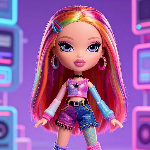 AI-Generated Stylish Bratz Doll