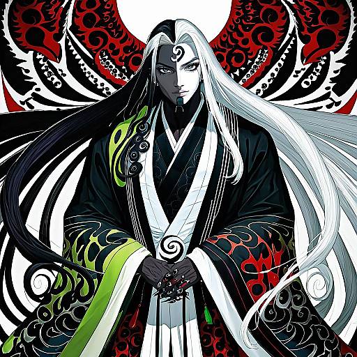 Illustration of Ashiya douman (third ascension) (fate), fate/grand order in the style of Festa11307070