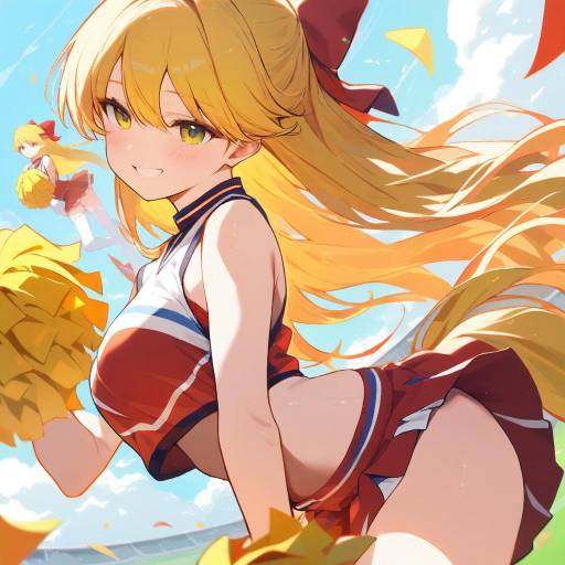 Cheerleader Aino Minako in Action