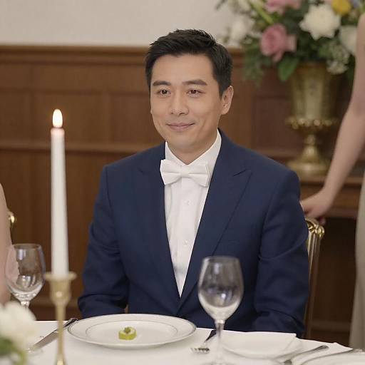 Elegant Portrait of a Smiling Man