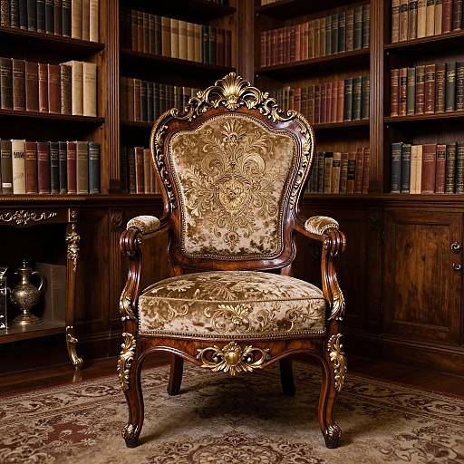 Vintage Victorian Million Dollar Chair