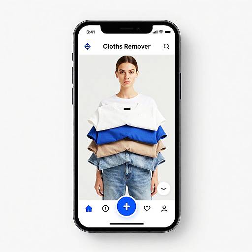 AI Clothes Removal App Interface