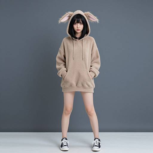 Realistic Cosplay with Big Animal Ears