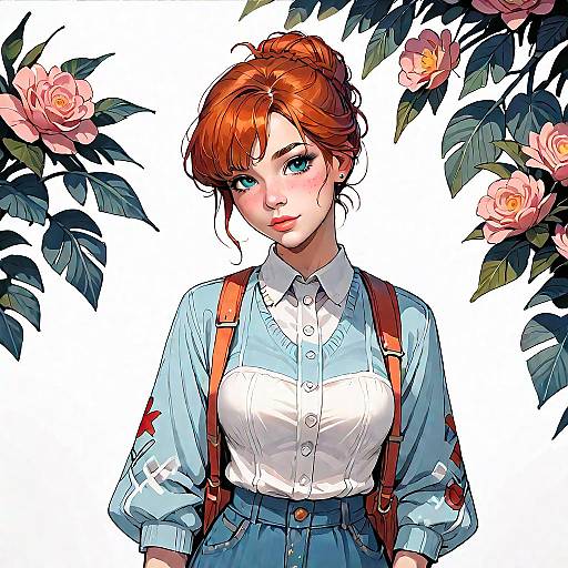 High Angle Close-Up Portrait of Anna