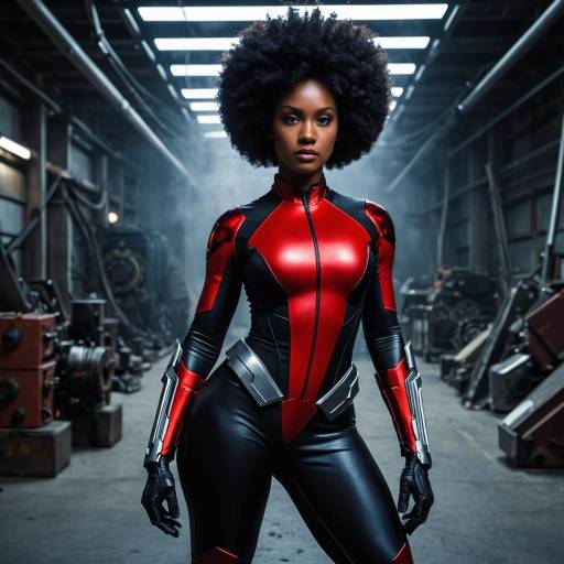 Fierce Misty Knight Cosplay in Bodysuit