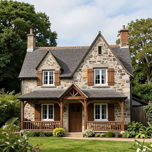 Charming Stone Cottage in Lush Greenery