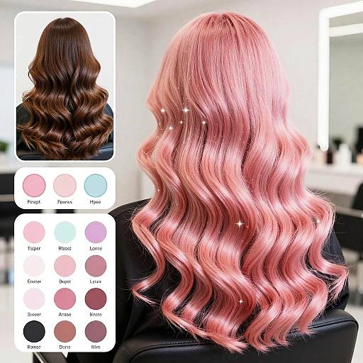 Futuristic Online Hair Color Makeover