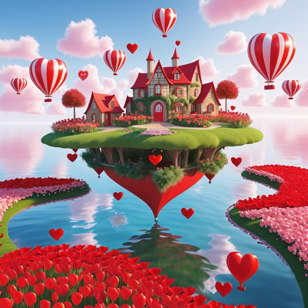 Enchanted Heart Island for Valentine's Day