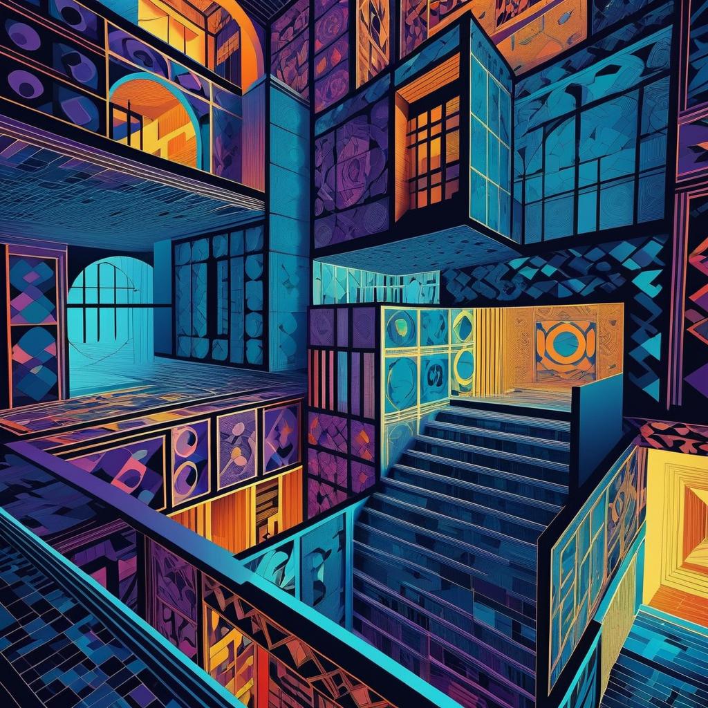 Geometric Dreams in Escher's Style