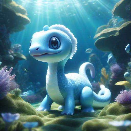 Cinematic 3D Render of Dratini in Underwater Cinematic 3D Render of Dratini in Underwater