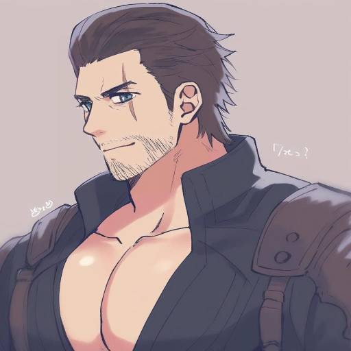 Illustration of Adventurer (ff14), final fantasy in the style of Yuzuno nana